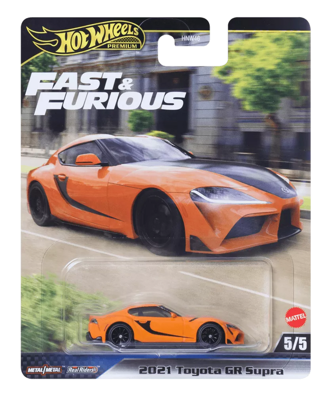 HOT WHEELS PREMIUM automodeliukai iš filmo Greiti ir įsiutę  (HNW46)
