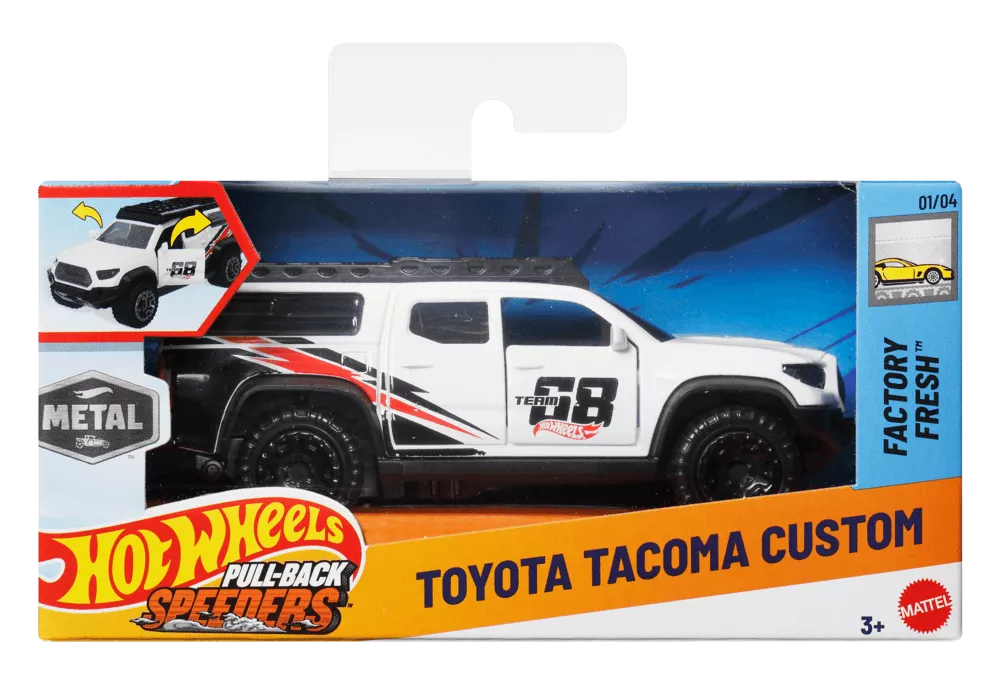 HOT WHEELS automodeliukas – Pull-Back Speeders (HPR70)