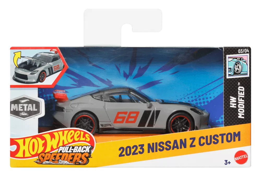 HOT WHEELS automodeliukas – Pull-Back Speeders (HPR70)