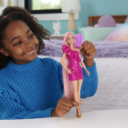 BARBIE FUN AND FANCY HAIR lėlės rinkinys (JDC85)