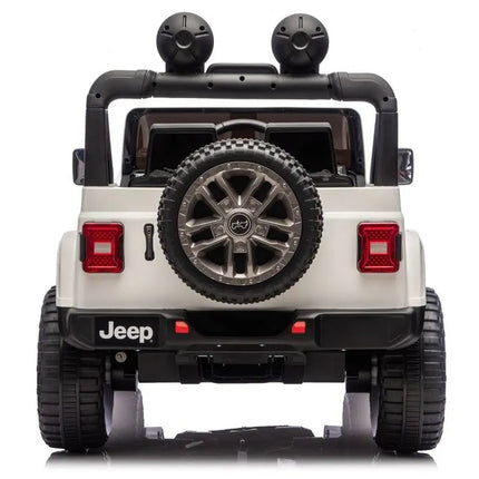 Jeep Rubicon 4×4 DK‑JWR556 – 24V – 4×200W – Baltas