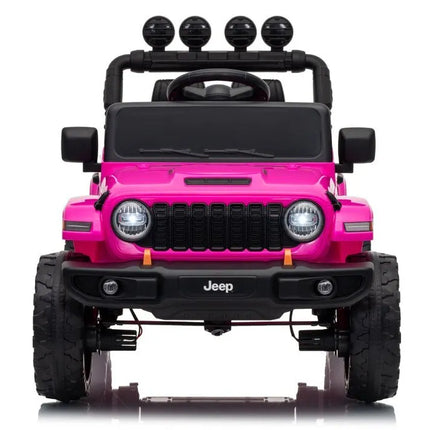 Jeep Rubicon DK‑JWR558 24V elektromobilis vaikams – rožinis