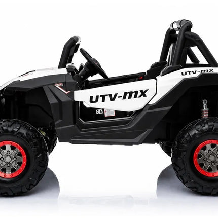 Jeep XMX603 akumuliatorinis automobilis vaikams – baltas