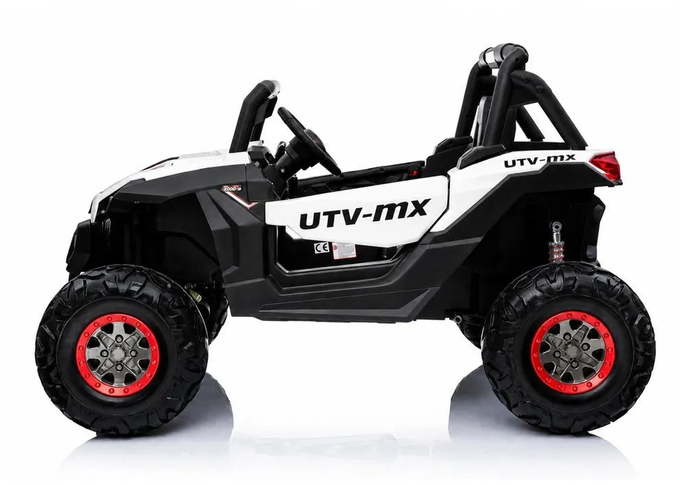 Jeep XMX603 akumuliatorinis automobilis vaikams – baltas