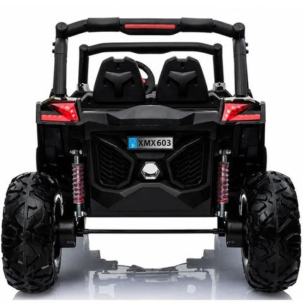 Jeep XMX603 akumuliatorinis automobilis vaikams – juodas