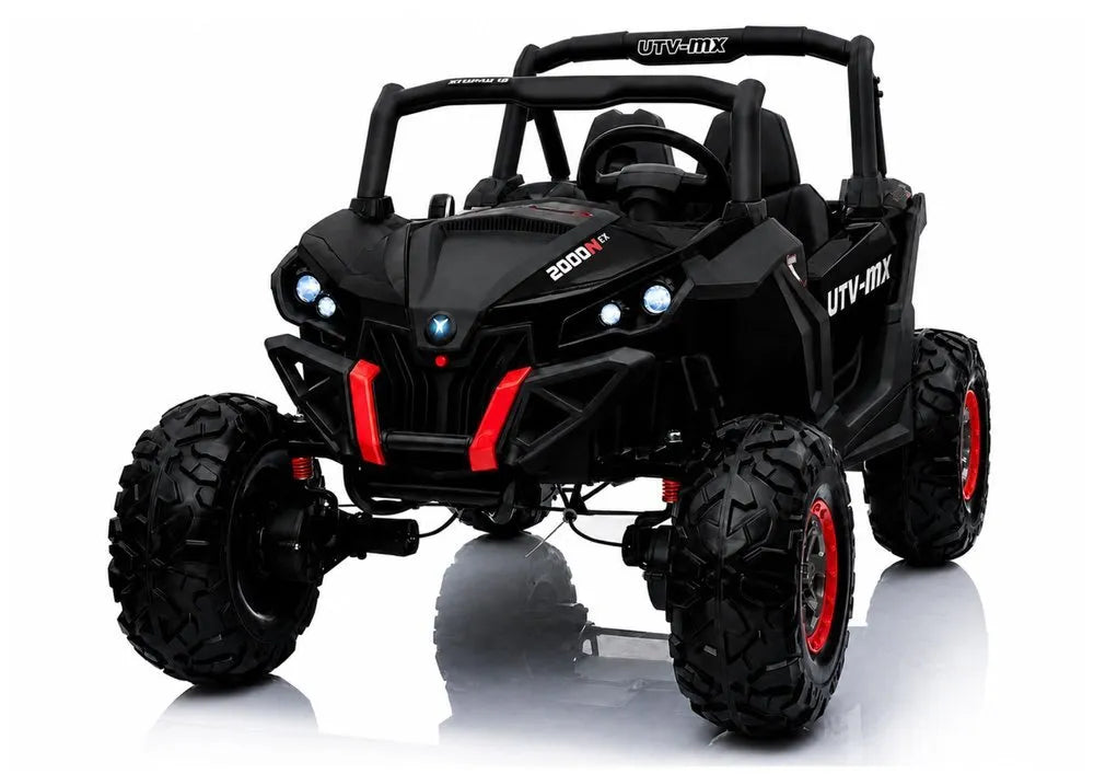 Jeep XMX603 akumuliatorinis automobilis vaikams – juodas