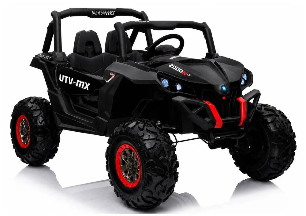 Jeep XMX603 akumuliatorinis automobilis vaikams – juodas