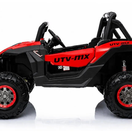 Jeep XMX603 akumuliatorinis automobilis vaikams – raudonas, 4×45W