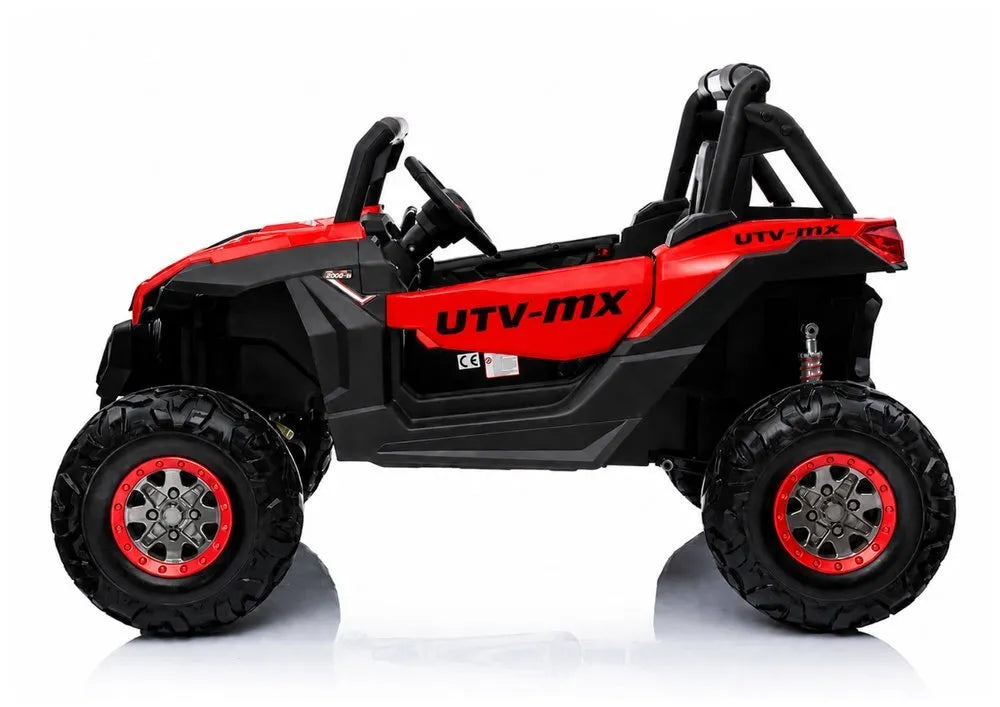 Jeep XMX603 akumuliatorinis automobilis vaikams – raudonas, 4×45W