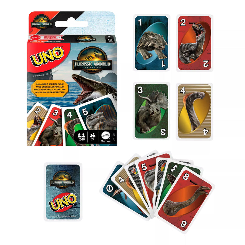 UNO kortos JURASSIC WORLD (JFT28)