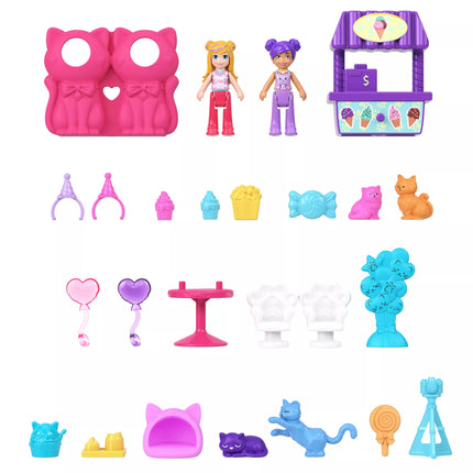 POLLY POCKET katinėlio pramogų rinkinys (JFT90)