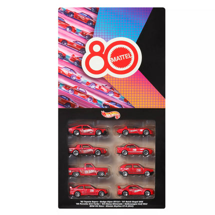 HOT WHEELS aštuonių automodeliukų rinkinys Mattel 80 (JGK09)
