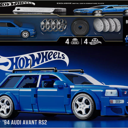 MATTEL BRICK SHOP HOT WHEELS konstruktorius – Speed Audi (JGR28)