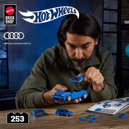 MATTEL BRICK SHOP HOT WHEELS konstruktorius – Speed Audi (JGR28)