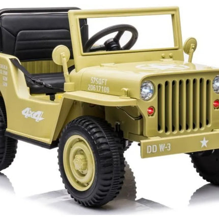 „JH‑103“ khaki 4×4 elektrinė mašina – 12V, 4×45W