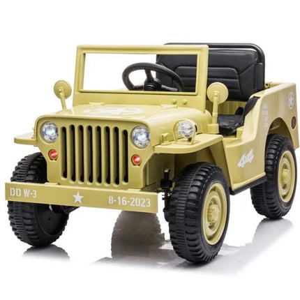 „JH‑103“ khaki 4×4 elektrinė mašina – 12V, 4×45W