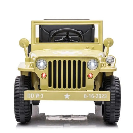 „JH‑103“ khaki 4×4 elektrinė mašina – 12V, 4×45W