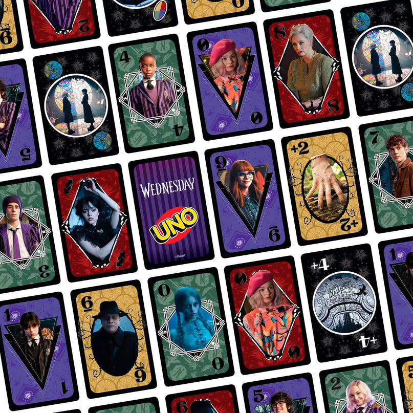 UNO kortos WEDNESDAY (JHB18)