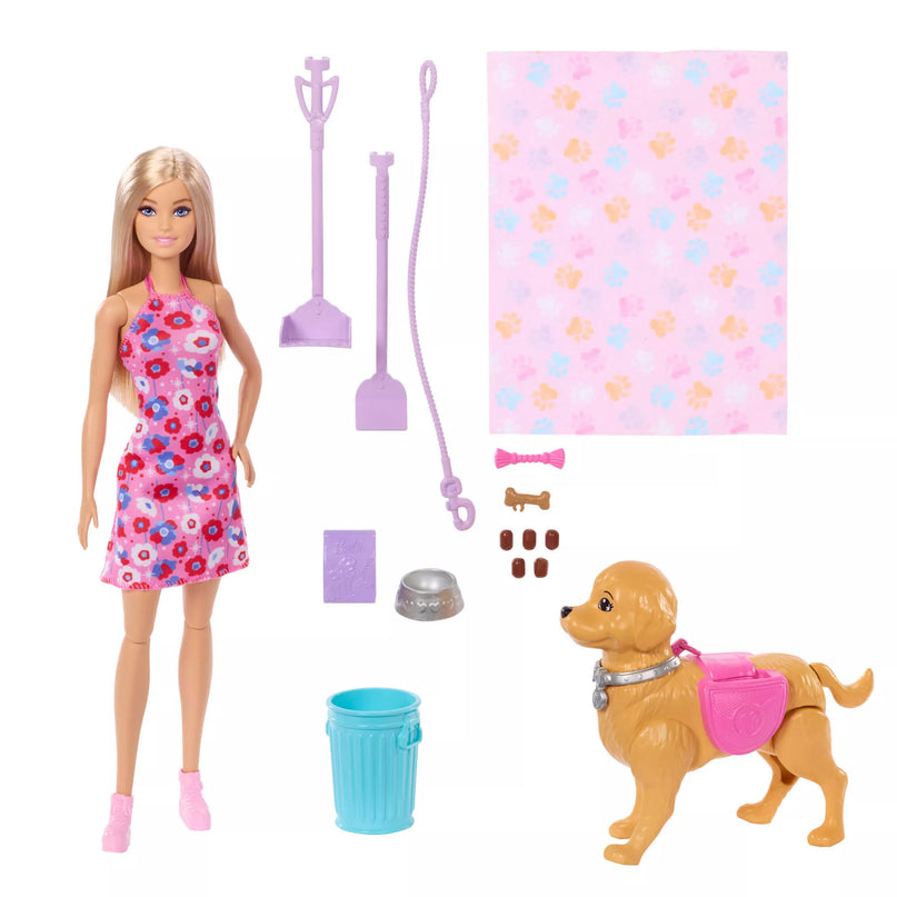BARBIE WALK AND POTTY lėlės rinkinys (JJB46)