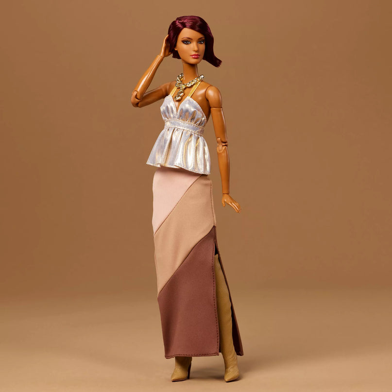 BARBIE YOU CREATE BASICS lėlė tamsiais plaukais (JJX35)