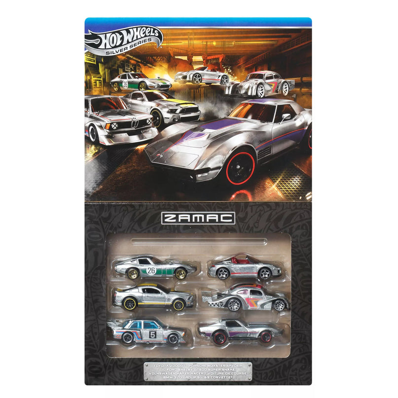HOT WHEELS šešių ZAMAC automodeliukų rinkinys (JLB26)
