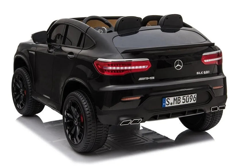 Juodas elektrinis Mercedes GLC 63S XMX608 vaikams