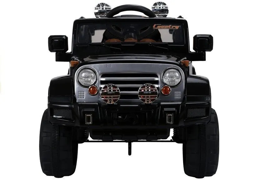 Juodas Jeep JJ245 elektromobilis vaikams