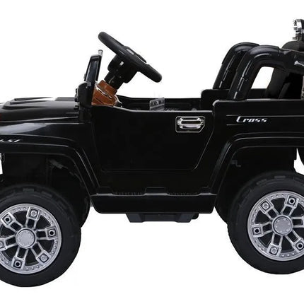 Juodas Jeep JJ245 elektromobilis vaikams