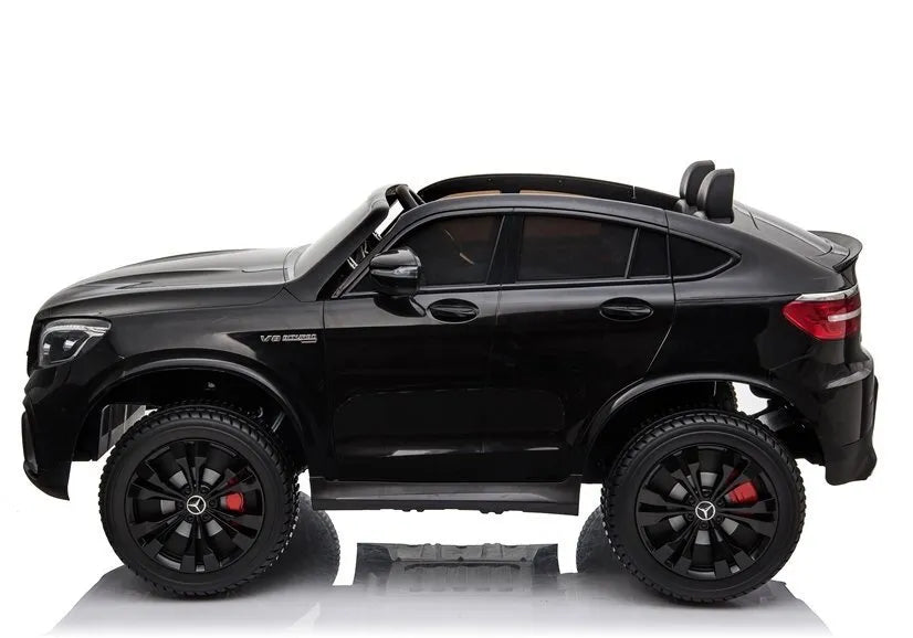 Juodas Mercedes GLC 63S XMX608 elektromobilis vaikams