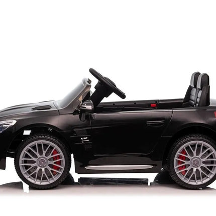 Juodas Mercedes SL65 S XMX602B elektromobilis vaikams