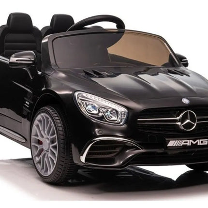 Juodas Mercedes SL65 S XMX602B elektromobilis vaikams