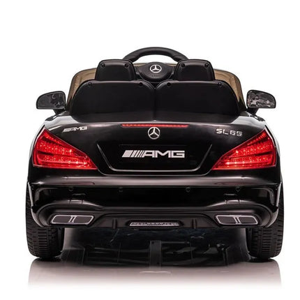 Juodas Mercedes SL65 S XMX602B elektromobilis vaikams