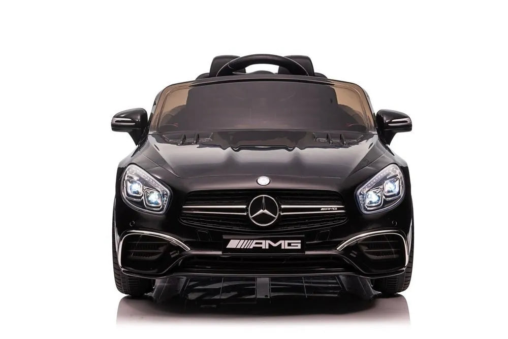 Juodas Mercedes SL65 S XMX602B elektromobilis vaikams