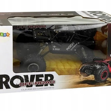Juodas R/C automobilis 1:16