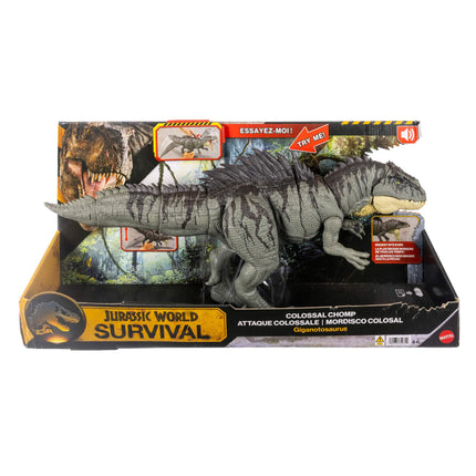 JURASSIC WORLD COLOSSAL CHOMP interaktyvus dinozauras Giganotosaurus (JKG93)