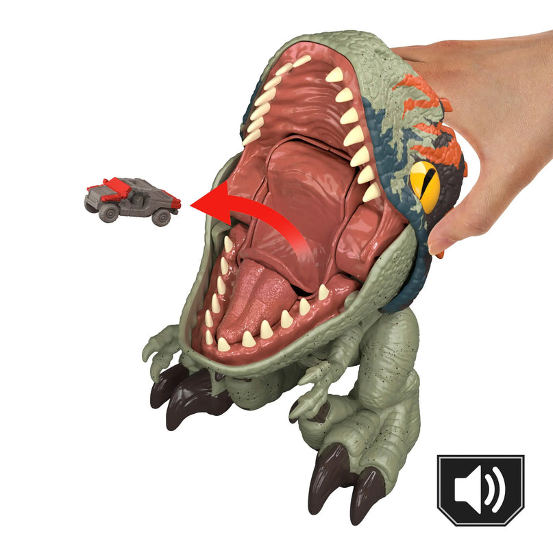 JURASSIC WORLD FIERCE FEEDER interaktyvus dinozauras Velociraptor (JKG86)