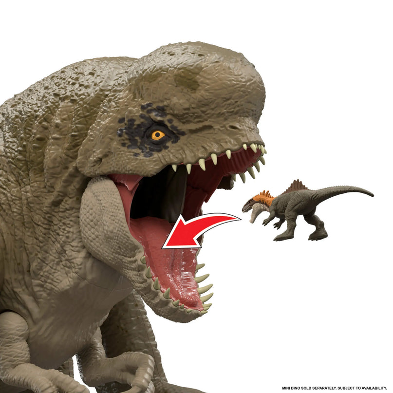 JURASSIC WORLD SUPER COLOSSAL interaktyvus dinozauras D. rex (JKG95)