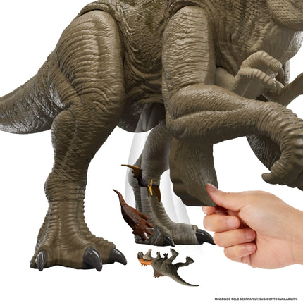 JURASSIC WORLD SUPER COLOSSAL interaktyvus dinozauras D. rex (JKG95)