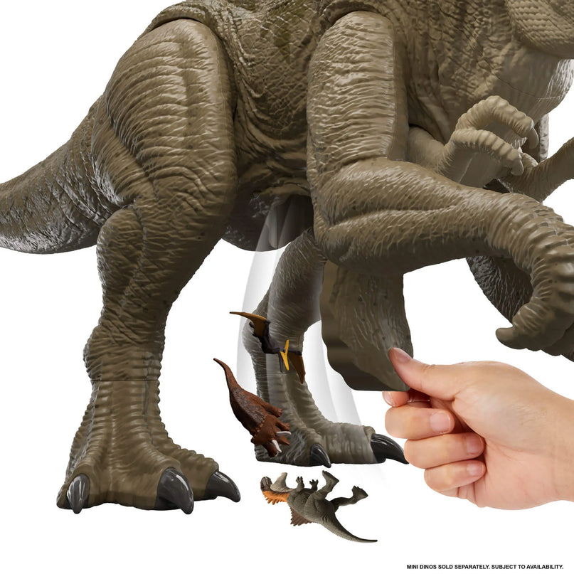 JURASSIC WORLD SUPER COLOSSAL interaktyvus dinozauras D. rex (JKG95)