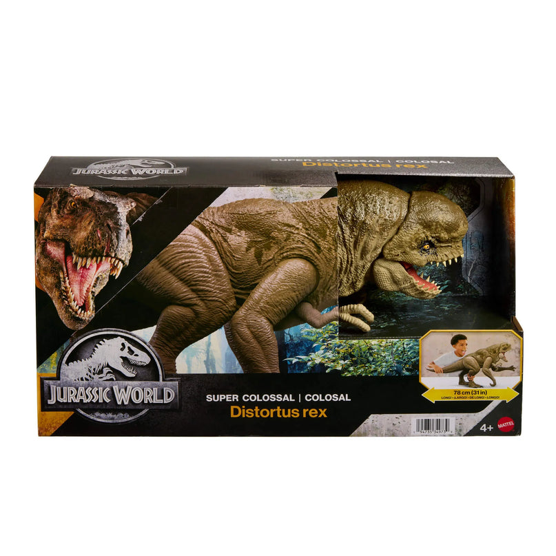 JURASSIC WORLD SUPER COLOSSAL interaktyvus dinozauras D. rex (JKG95)
