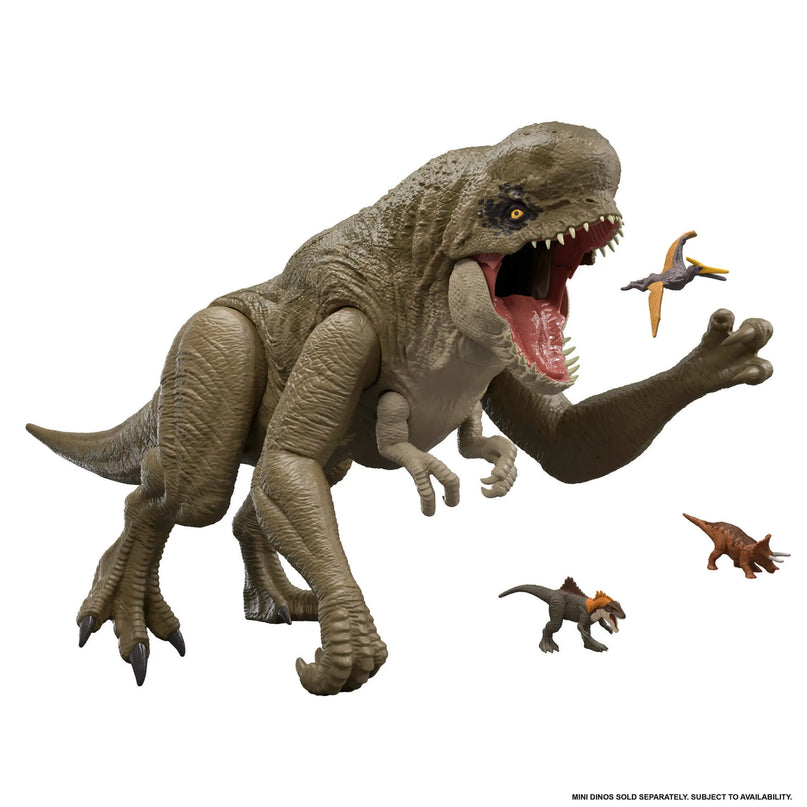 JURASSIC WORLD SUPER COLOSSAL interaktyvus dinozauras D. rex (JKG95)