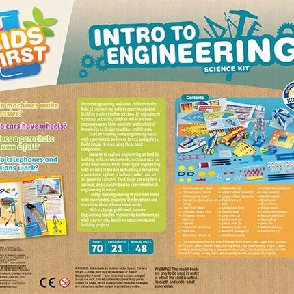 KIDS FIRST mokslinis rinkinys INŽINIERIJOS ĮVADAS