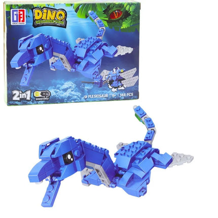 Konstruktorius „Dinosaur Robot 2-in-1“ – dinozauras ir robotas, 148–175 detalių