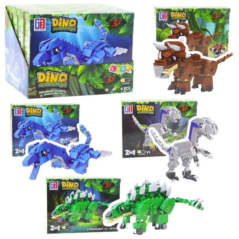 Konstruktorius „Dinosaur Robot 2-in-1“ – dinozauras ir robotas, 148–175 detalių