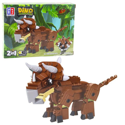 Konstruktorius „Dinosaur Robot 2-in-1“ – dinozauras ir robotas, 148–175 detalių