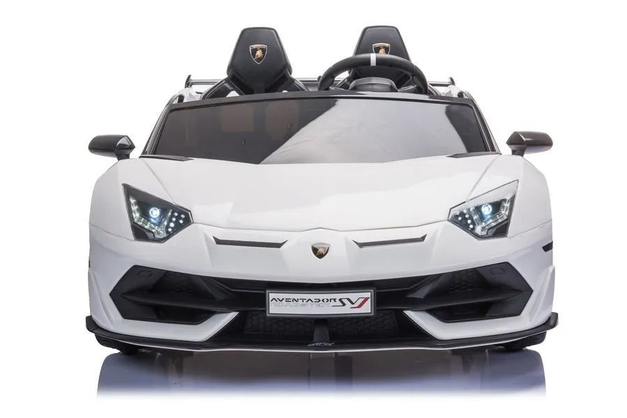 Lamborghini Aventador SX2028 – baltas elektromobilis vaikams