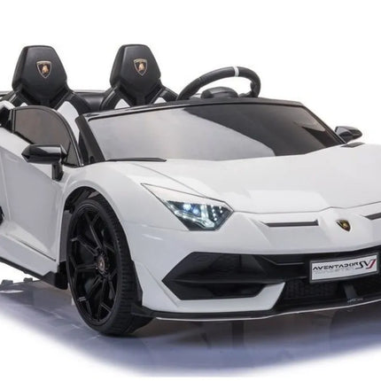 Lamborghini Aventador SX2028 – baltas elektromobilis vaikams