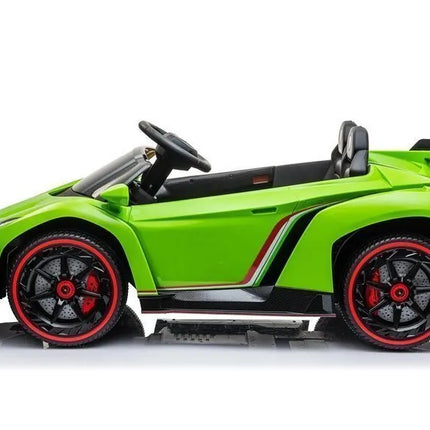 Lamborghini XMX615 elektromobilis vaikams – žalias