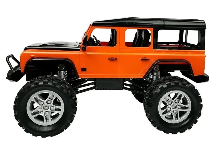 Land Rover Defender R/C 1:14 oranžinis