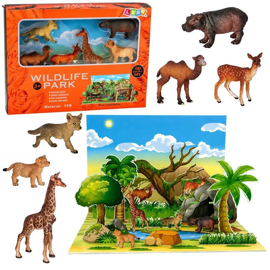 Laukiniai gyvūnai – 3D parko rinkinys
